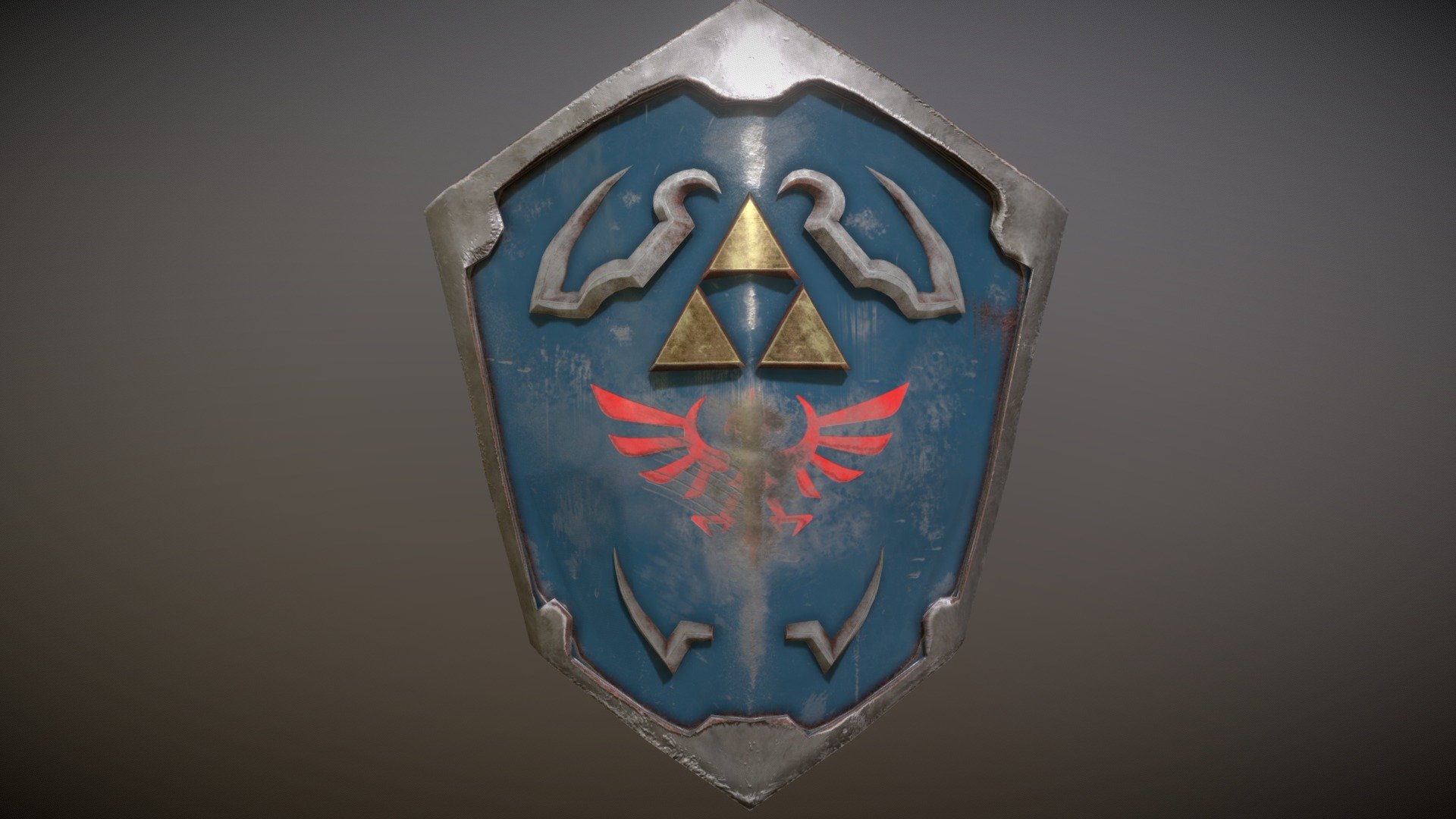 Hylian Shield Download Free 3d Model By Ch4rlie Ch 4 Rlie [7911855] Sketchfab