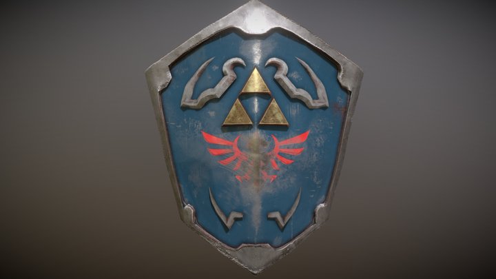 Hylian Shield 3D Model