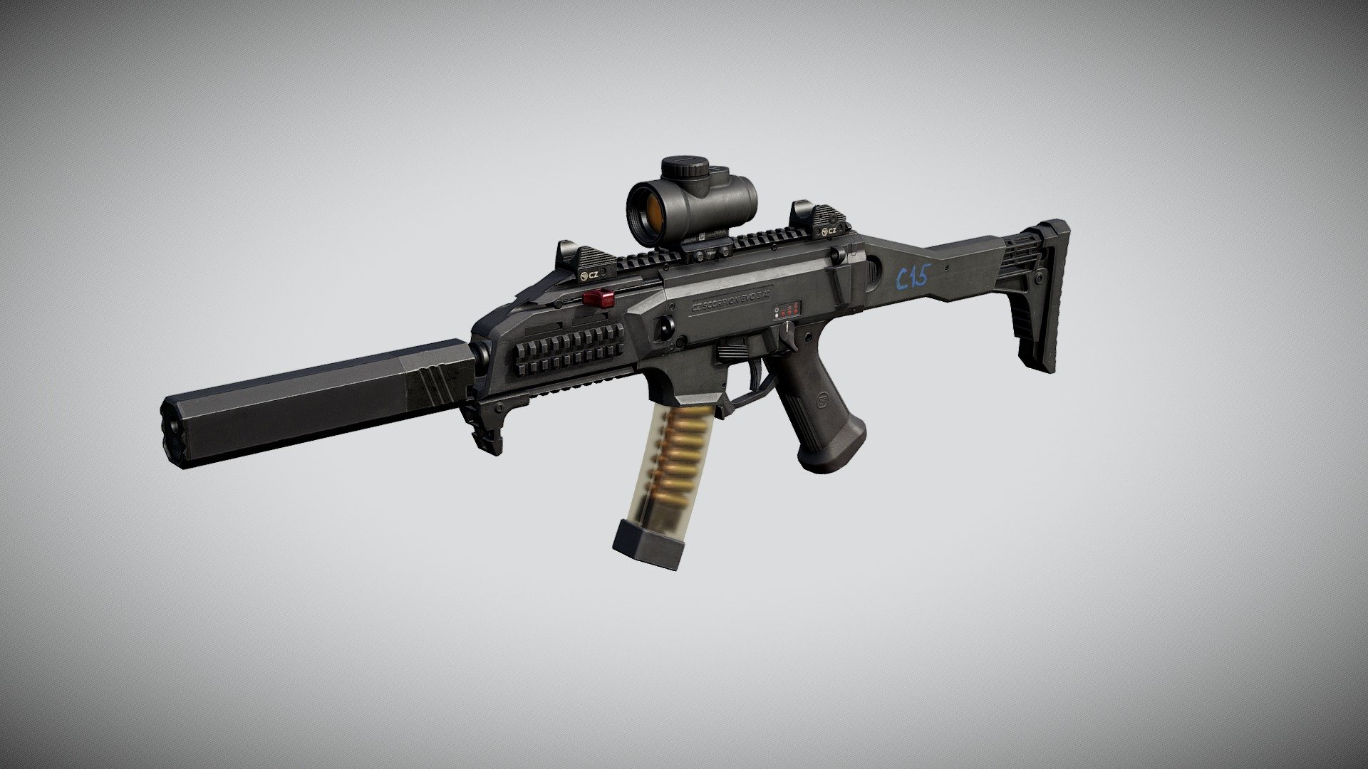 ArtStation - Cz Scorpion EVO 3 A1