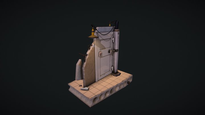 Automatic Door 3D Model