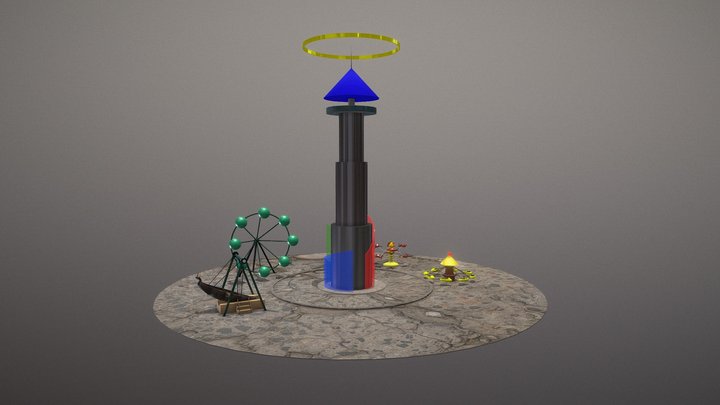 Park sem Sentido 3D Model