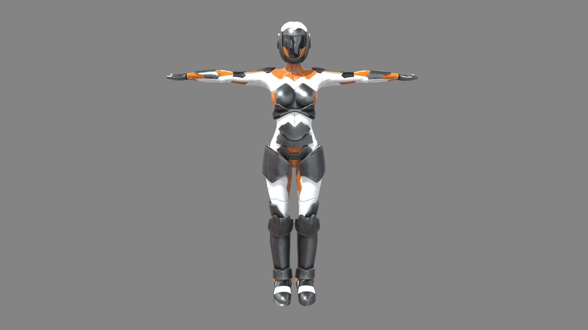 Procedural Female Scifi Armor Test Download Free D Model By Ghostnoface Sketchfab