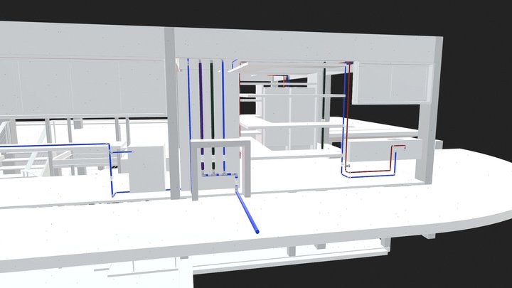 Casa do Professor (Instalações Hidráulicas) Expo 3D Model