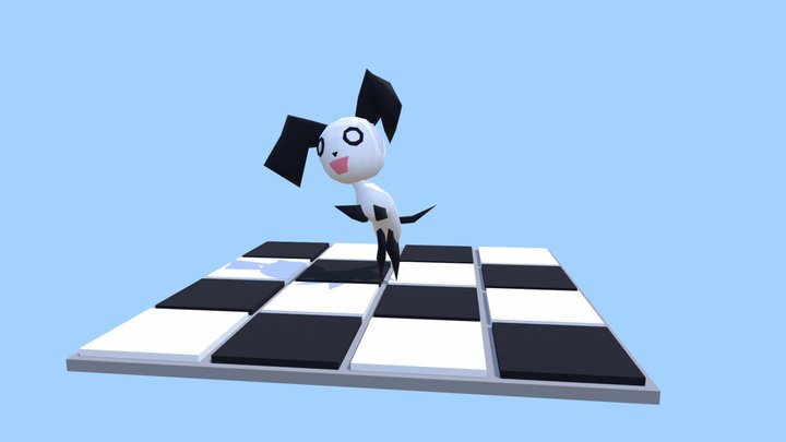 Disco dog - animation 3D Model
