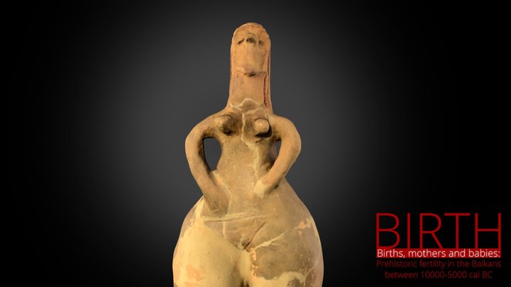 Crvenokosa boginja/Red-haired goddess 3D Model