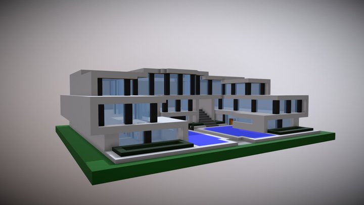 Voxelshire Mansion 3D Model
