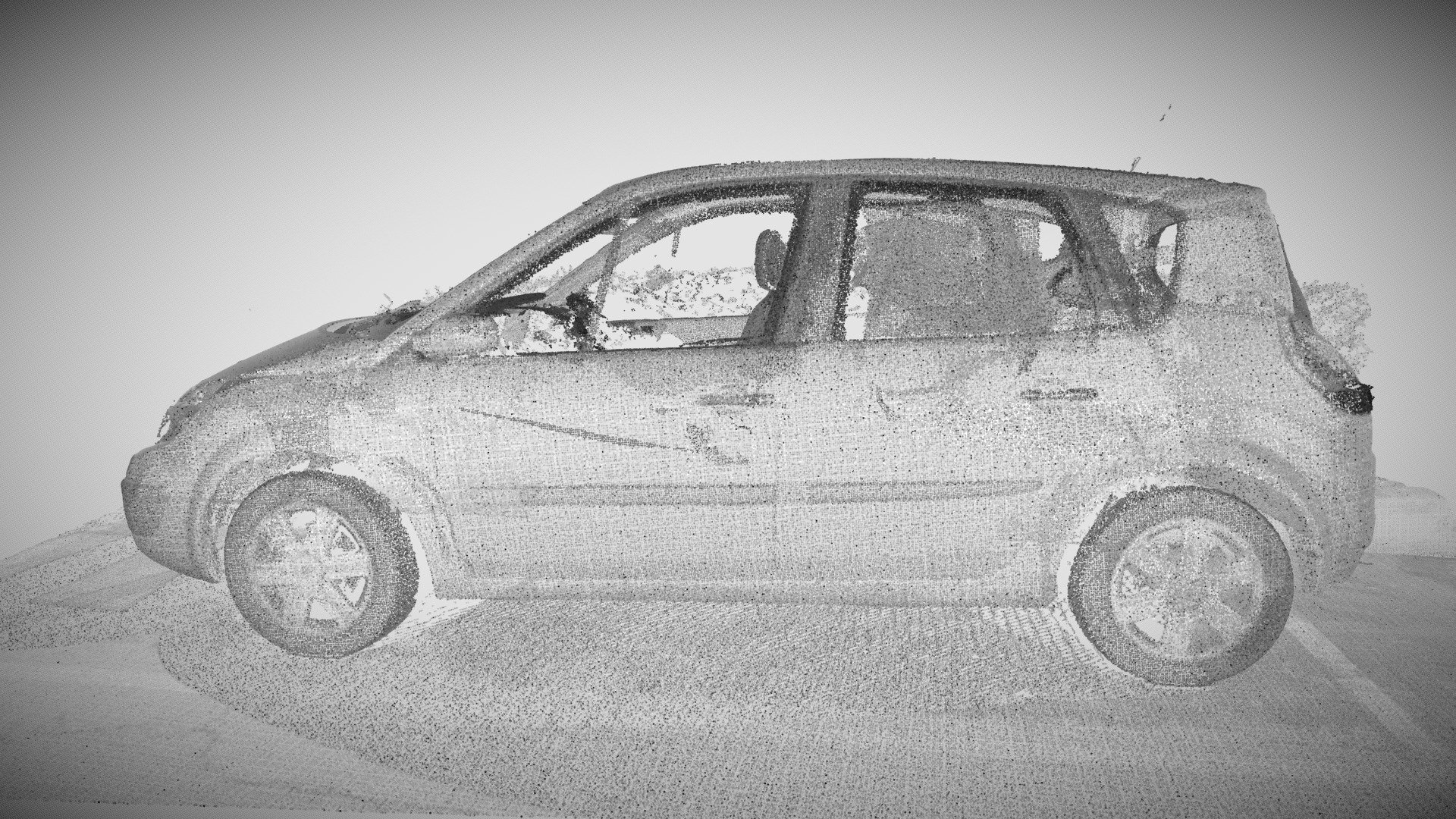 3d Scan Renault Scenic Point cloud