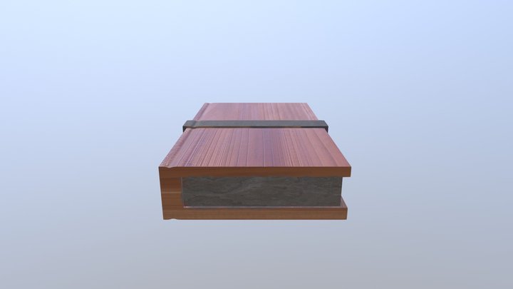 Sealed Tome - Medium poly 3D Model