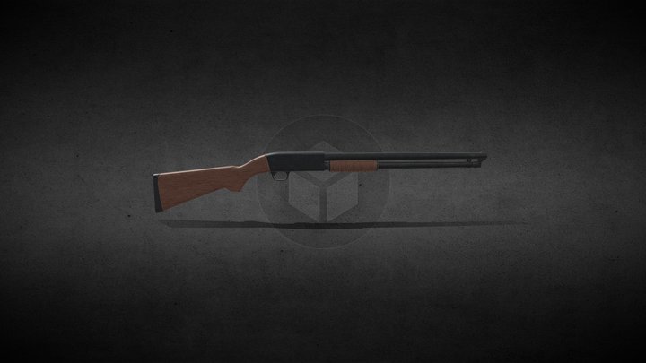 Ithaca Model 37 3D Model