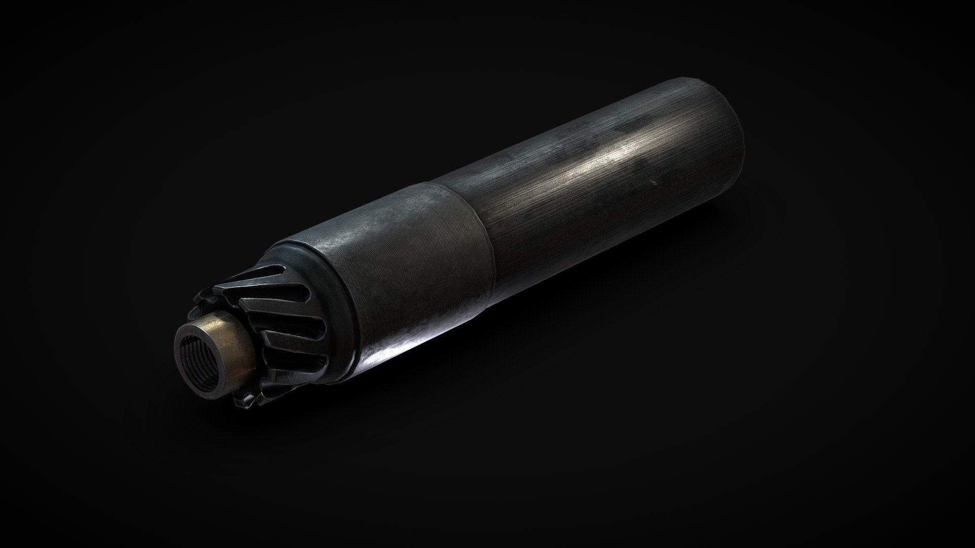 Suppressor Download Free 3D Model By Shedmon 79170d1 Sketchfab