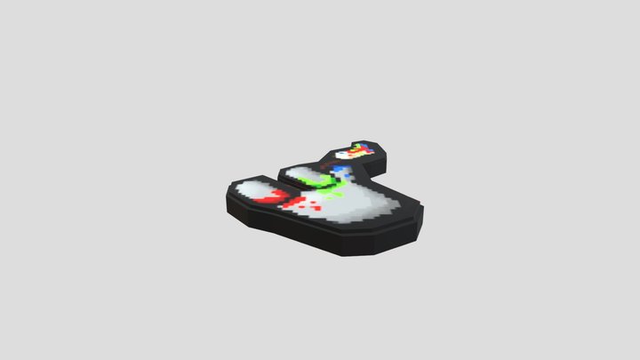 Painter Brush 3D Model