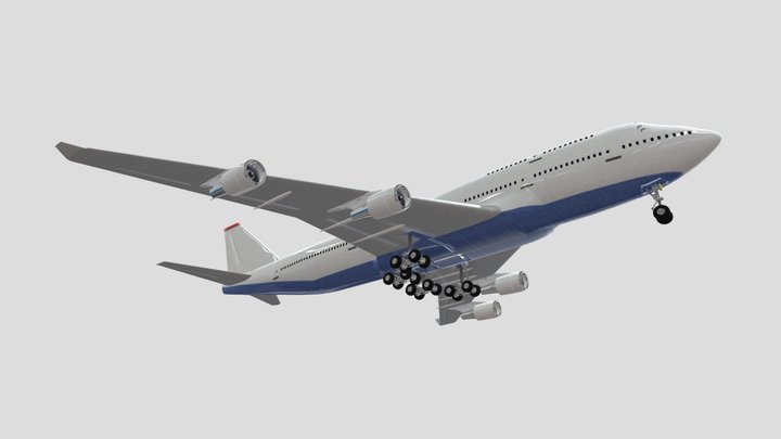 Boeing-747 2 3D Model