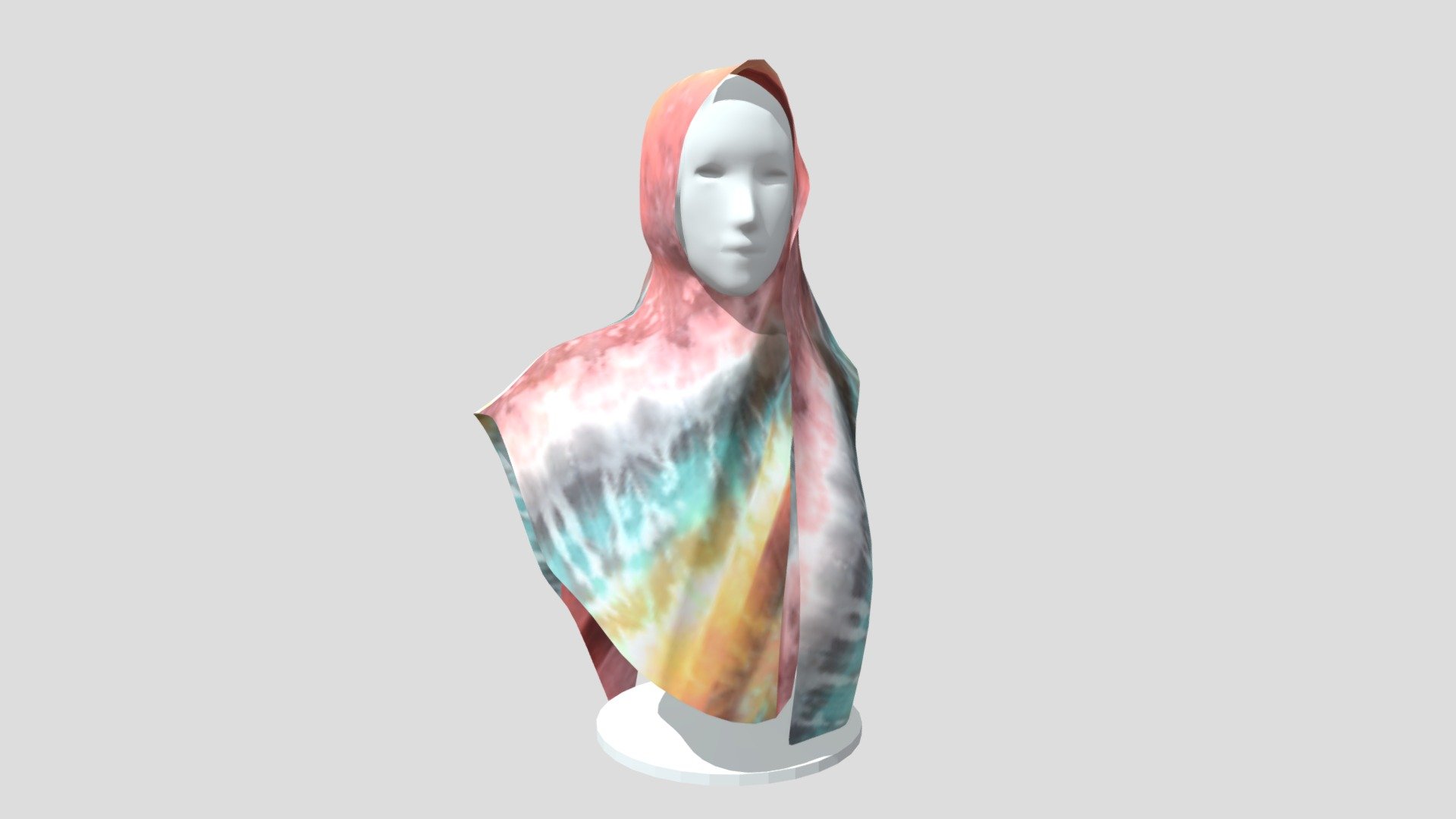 SHAWL (HIJAB) TIE-DYE