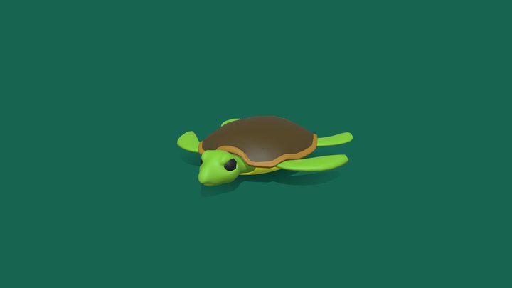 Turtle puppet 3D Model