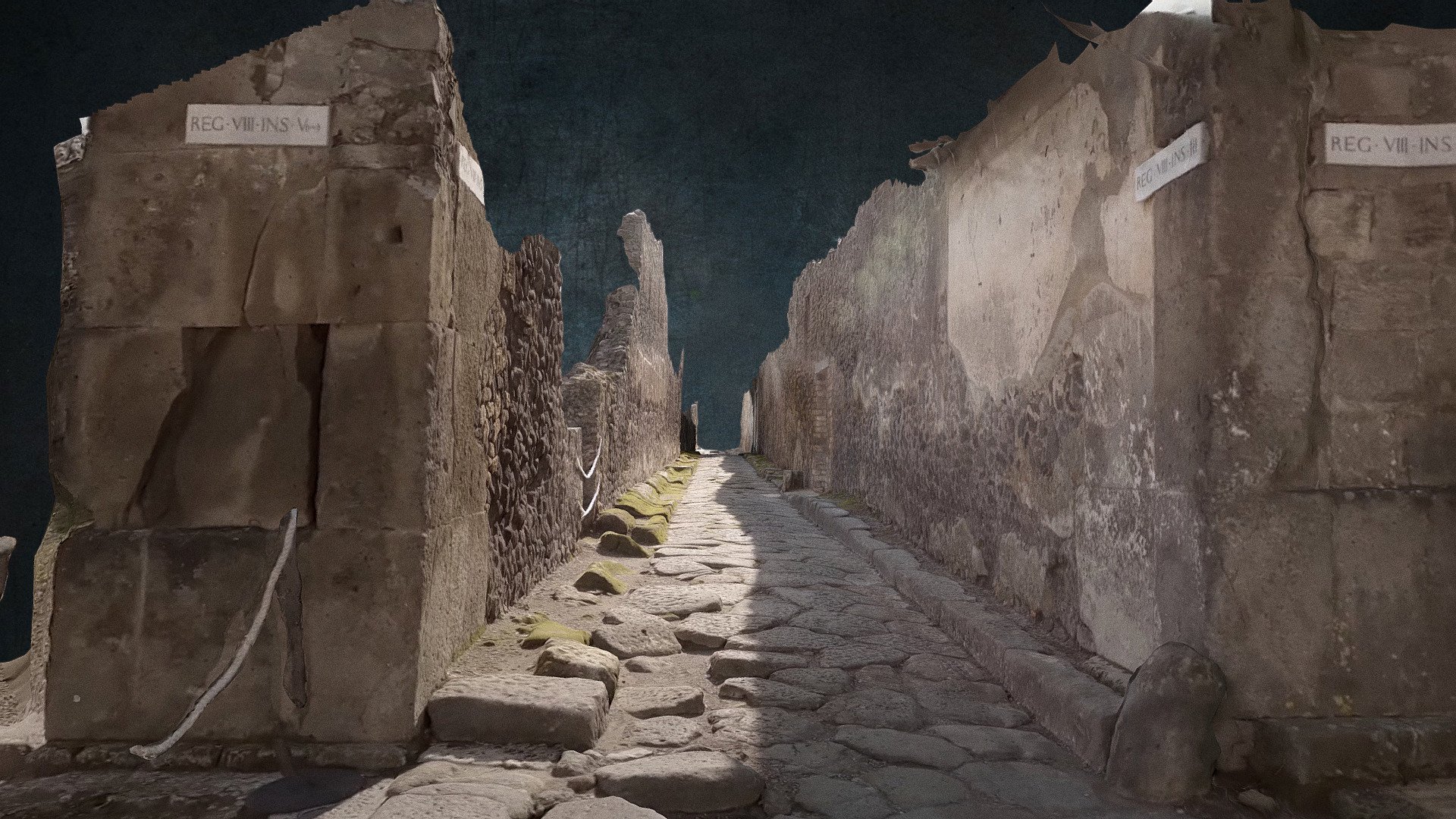 Small street Pompeii | POMPEII - 3D model by Arqueomodel3D ...