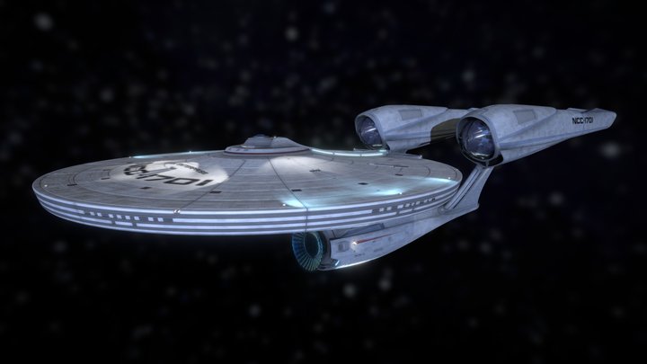 Star Trek Enterprise Kelvin Timeline 3D Model