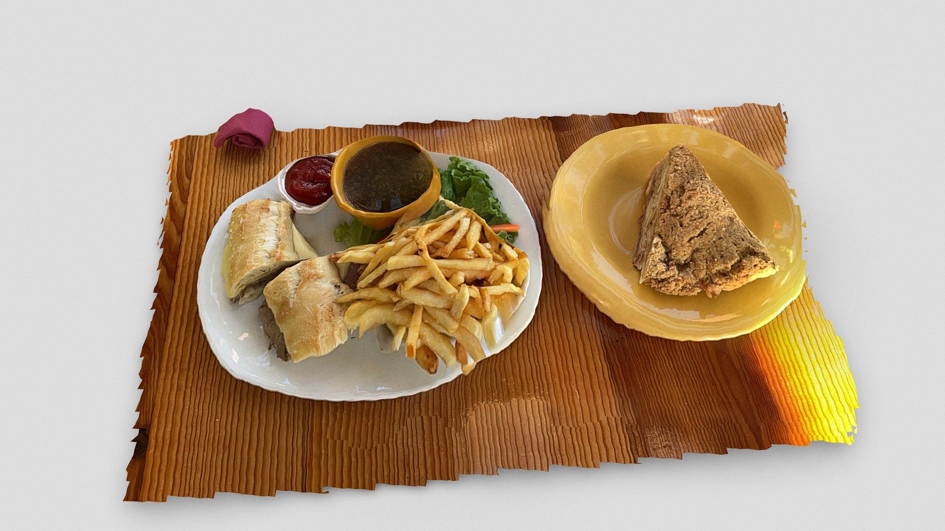 Day 40: French dip & apple pie - 1scanaday