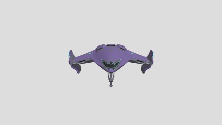 Samus Ship from Metroid Fusion 3D Model