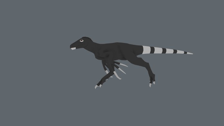 Toon Megaraptor 3D Model