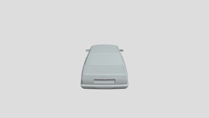 Mercedes-Benz W126 560SEC for 3D-printing