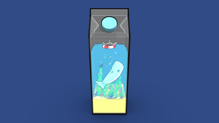 Ocean Milk 3D Model