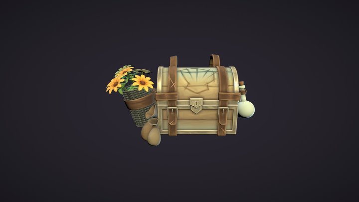 Adventurer's Bag 3D Model
