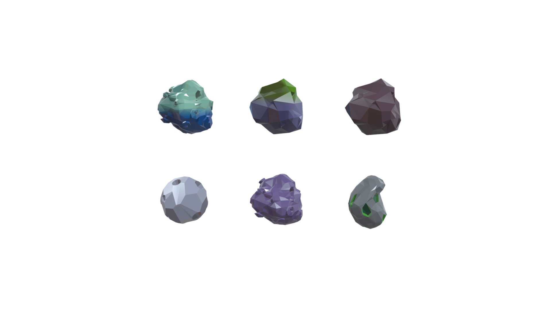 Asteroids - Low Poly - Download Free 3D model by Jacobs Development ...