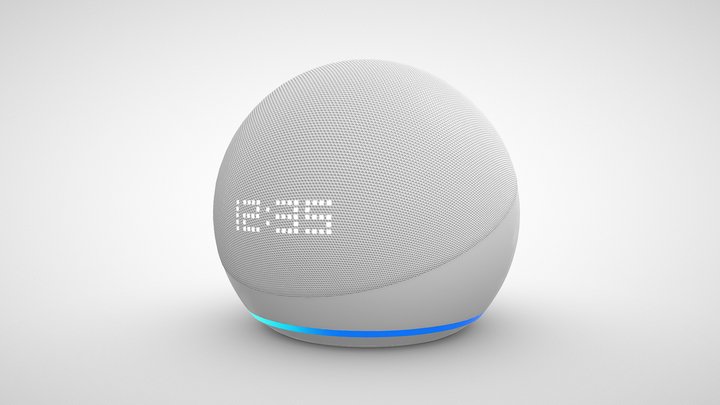 Amazon Echo Dot 5th Generation ( Alexa ) White 3D Model