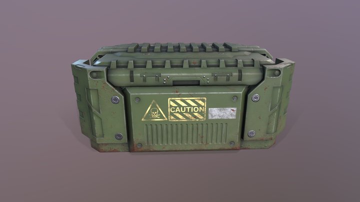 Ammunition box 3D Model