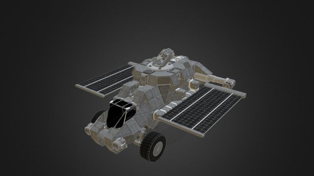 Solar- Scout Rover (Extended) 3D Model