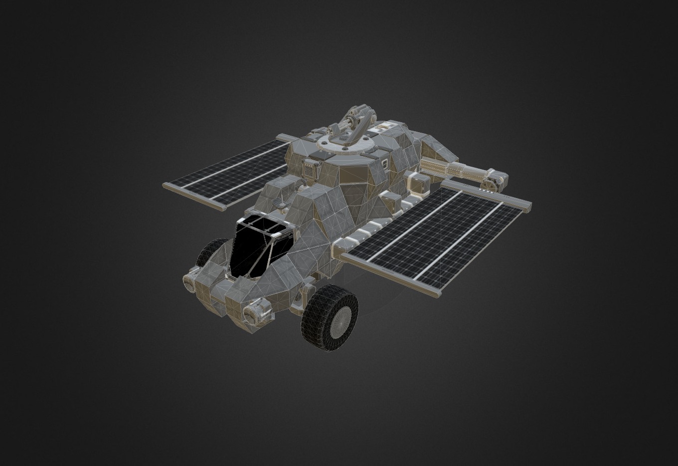 Solar- Scout Rover (Extended) - 3D model by sevensins [791d473] - Sketchfab