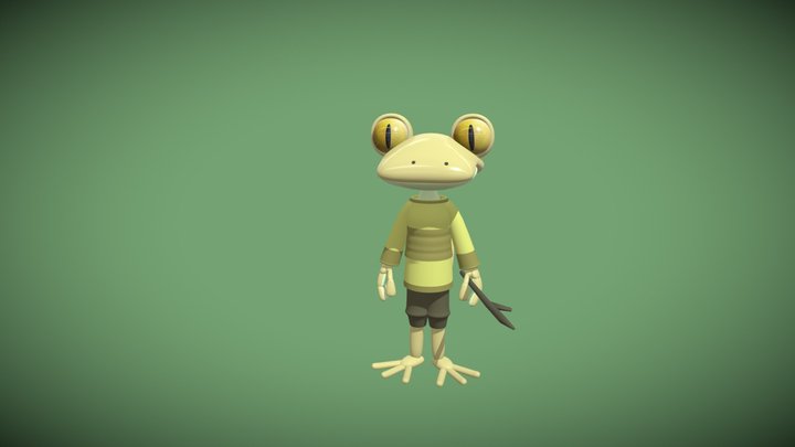 Swamp Scout – Stylized CHRACTER 3D Model