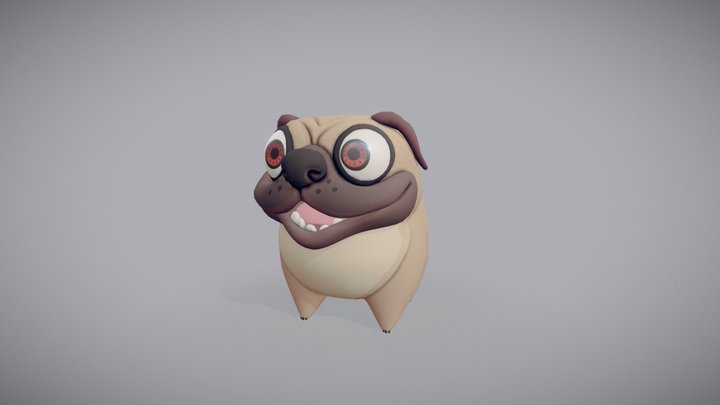 Meme dog 3D Model