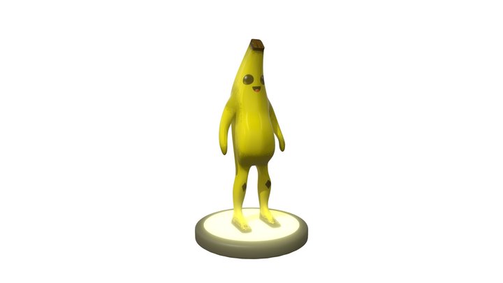 Banana Skin Fortnite 3D Model