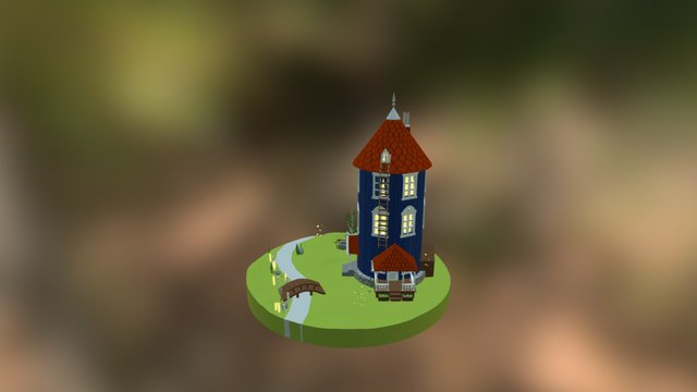 The Moomin House 3D Model