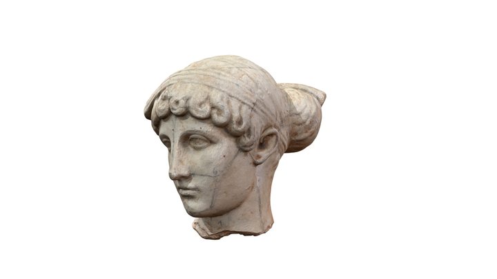 Head sculpture - ancient style 3D Model
