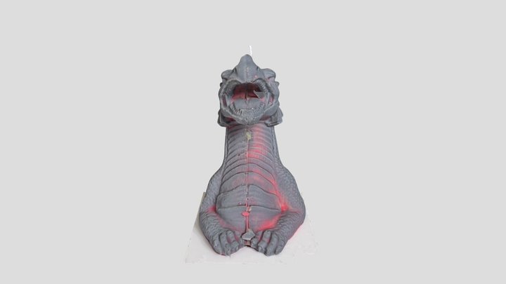 Dragon Candle 3D Model