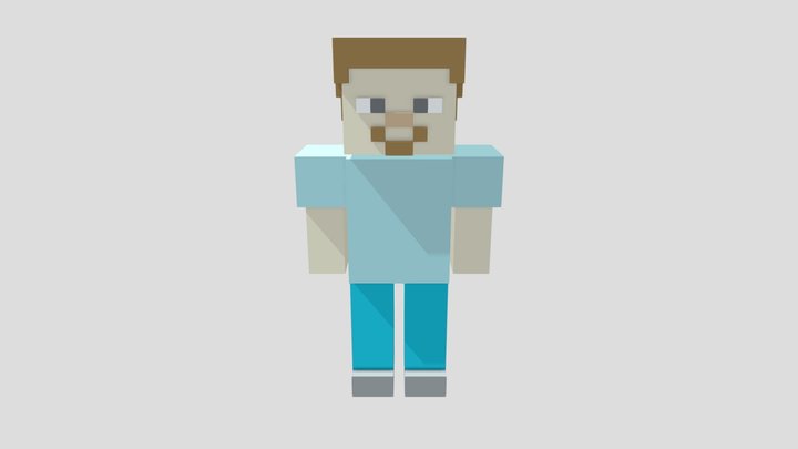 Minecraft Steve 3D Model