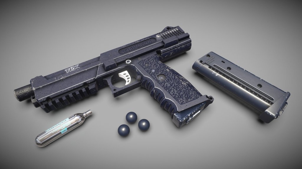 paintball A 3D model collection by tiggger2 Sketchfab