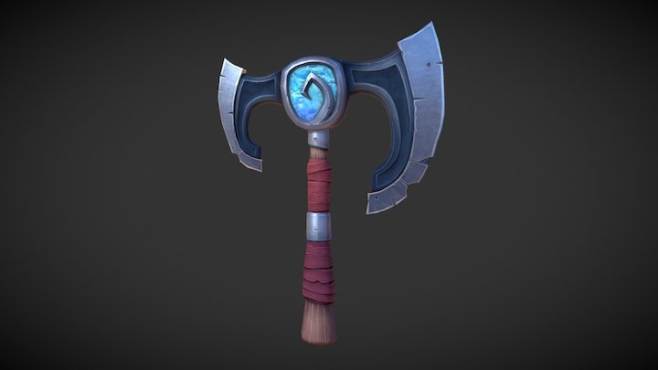 Battle Axe 3D Model