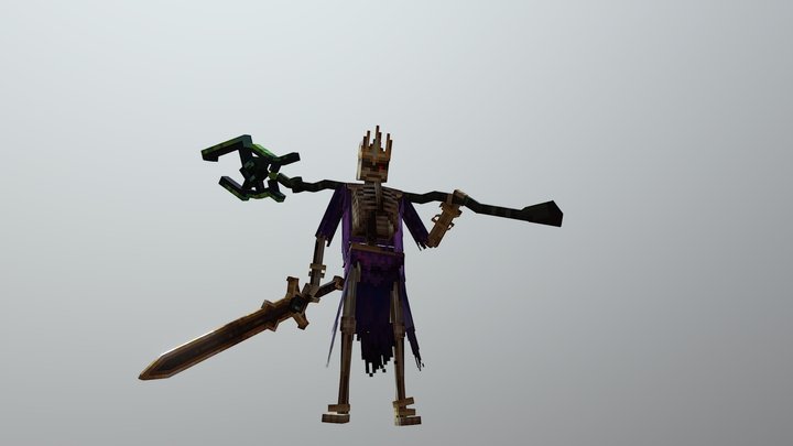 King of Lich, Twilight Forest 3D Model