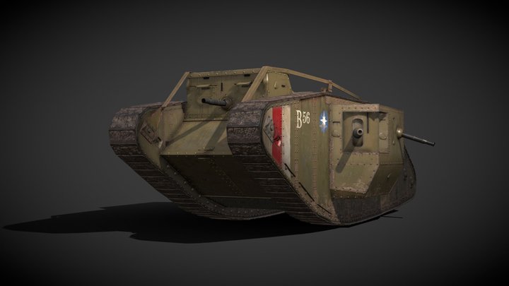 Mark IV Tank 3D Model