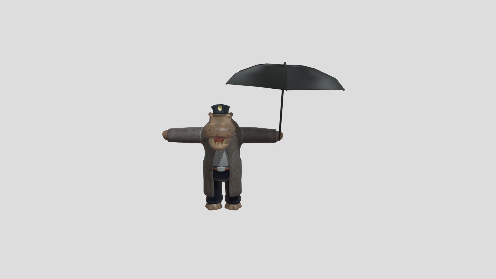 Detective giraffe - Hippo Police