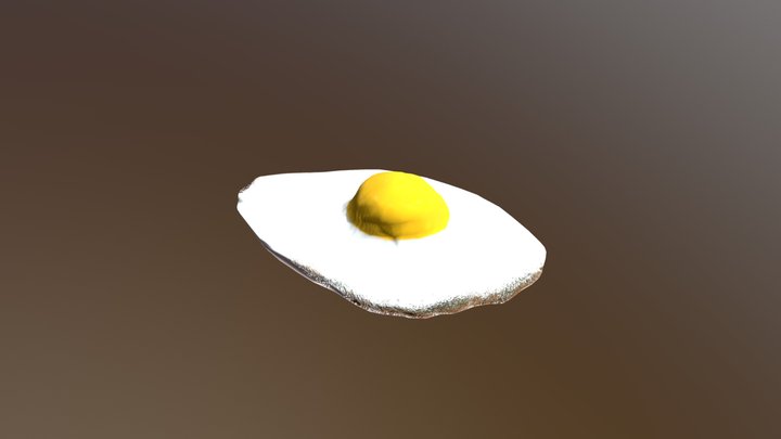 Fried Egg 3D Model