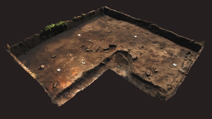 Békés-Várdomb Block 1 Excavation Units 18-20 3D Model