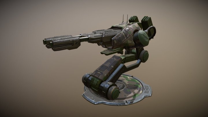 Turret 3D Model