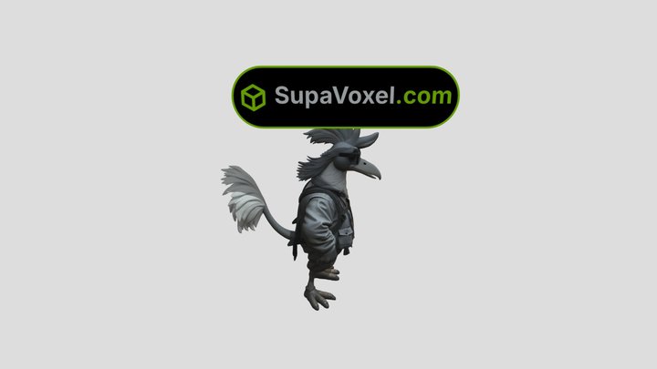 Wasteland Rooster Warrior - Meshi vs SupaVoxel