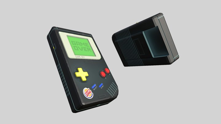 Stylized Gameboy 3D Model