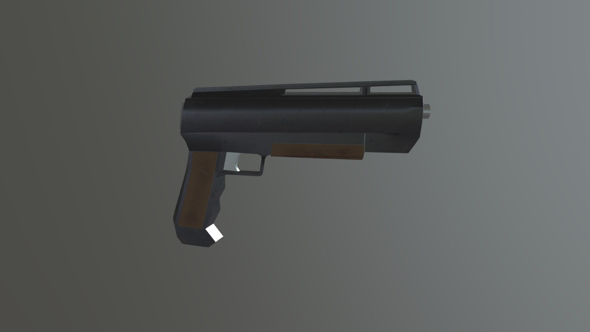 Futuristic Gun - 3D model by auseru [7925a63] - Sketchfab