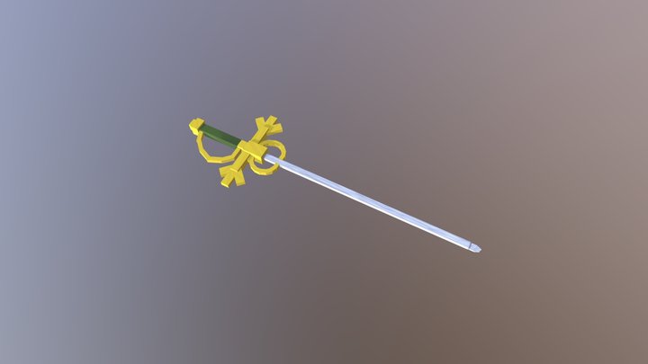 Noble Rapier 3D Model